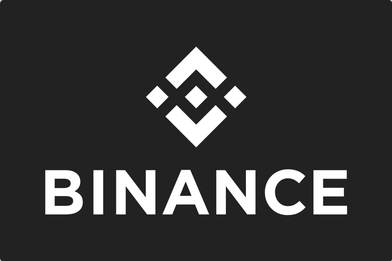Binance exchange logo image.