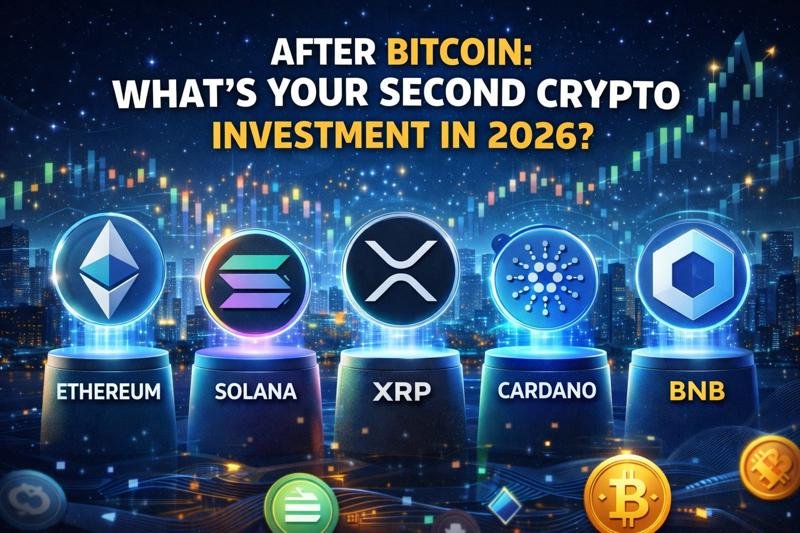 Infographic about the best second crypto investment.